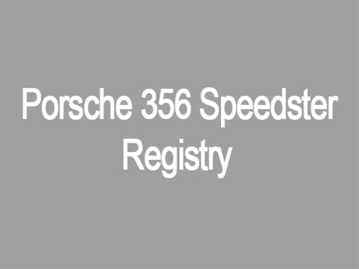 Porsche 356 Registry